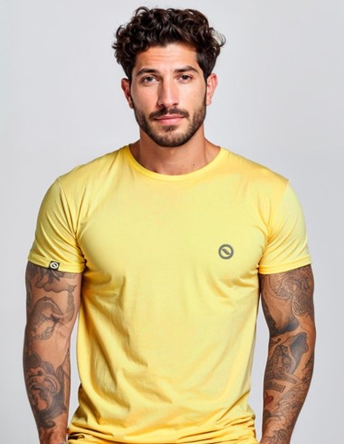 Camiseta Dry Fit UV 50+ Amarelo Baunilha