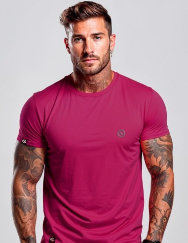 Camiseta Dry Fit UV 50+ Framboesa Viva