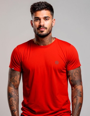 Camiseta Dry Fit UV 50+ Vermelho Brilhante