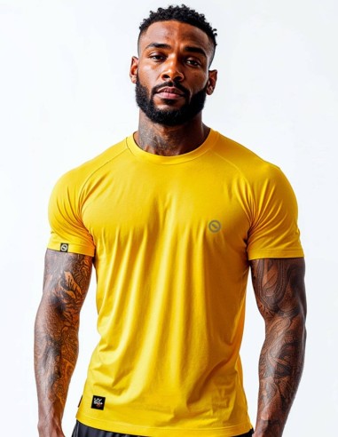 Camiseta Dry Fit UV 50+ Amarelo Sol