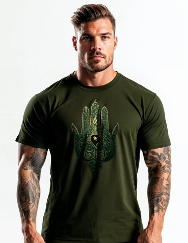 Camiseta Dry Fit UV 50+ Mística Mão de Fátima